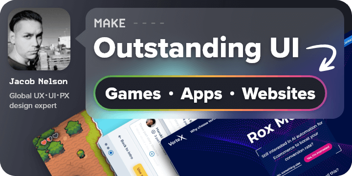 Make Outstanding UI for Games, Apps & Websites（e-learning）