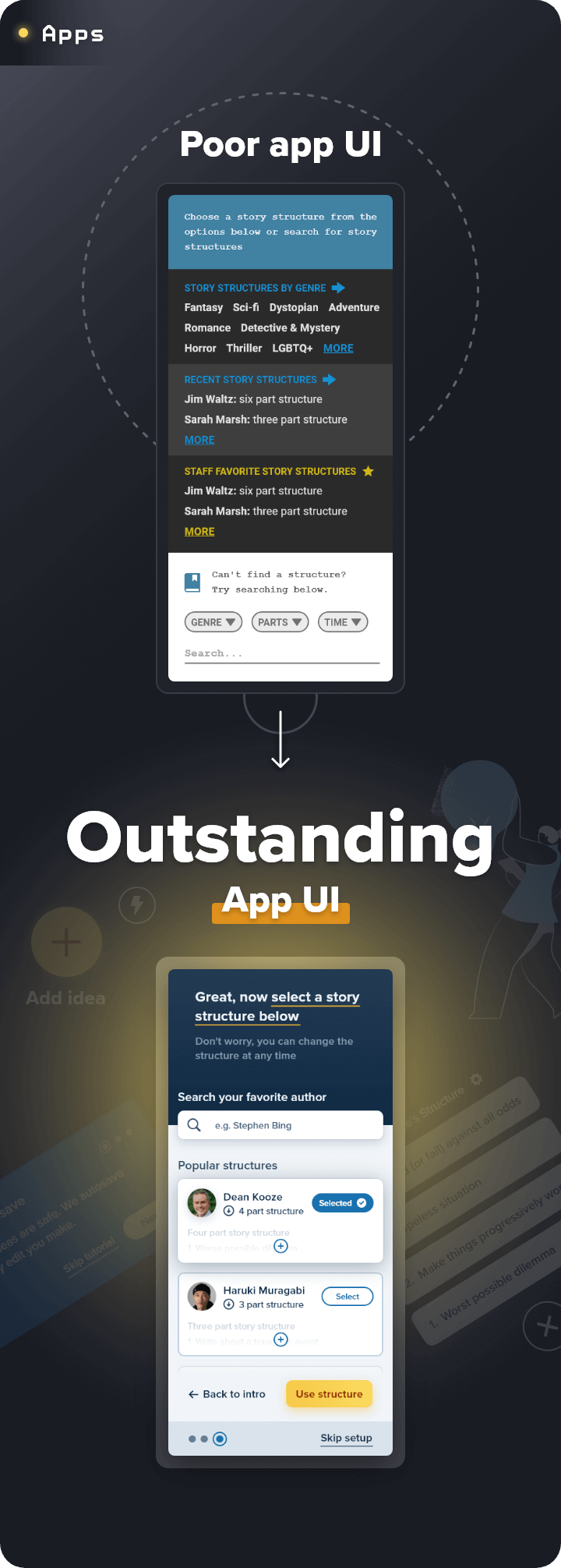 Outstanding UI - Apps