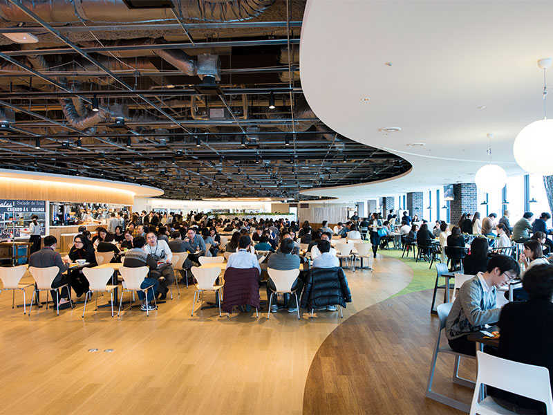 株式会社バンダイナムコエンターテインメント社内風景