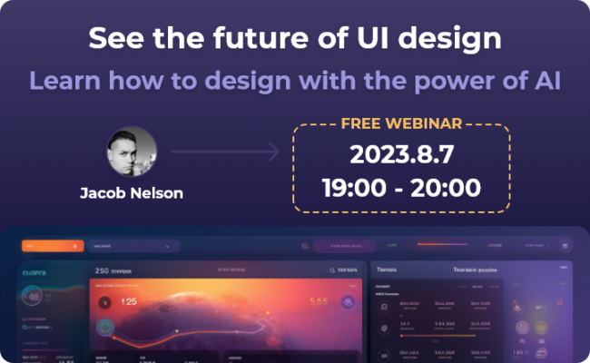 See the future of UI design: learn how to create outstanding UI with the power of AI