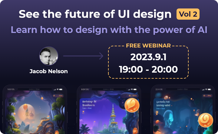 See the future of UI design: learn how to create outstanding UI with the power of AI 【Vol 2】