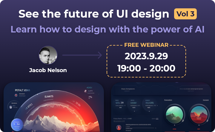 See the future of UI design: learn how to create outstanding UI with the power of AI 【Vol 3】
