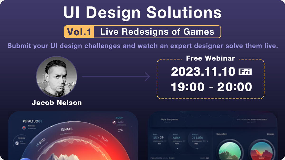 UI Design Solutions Vol１: Live Redesigns of Games