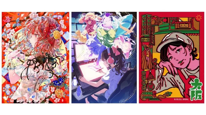 162名が描く“ポップカルチャーの現在地” 阪神梅田本店で大規模イラスト展開催