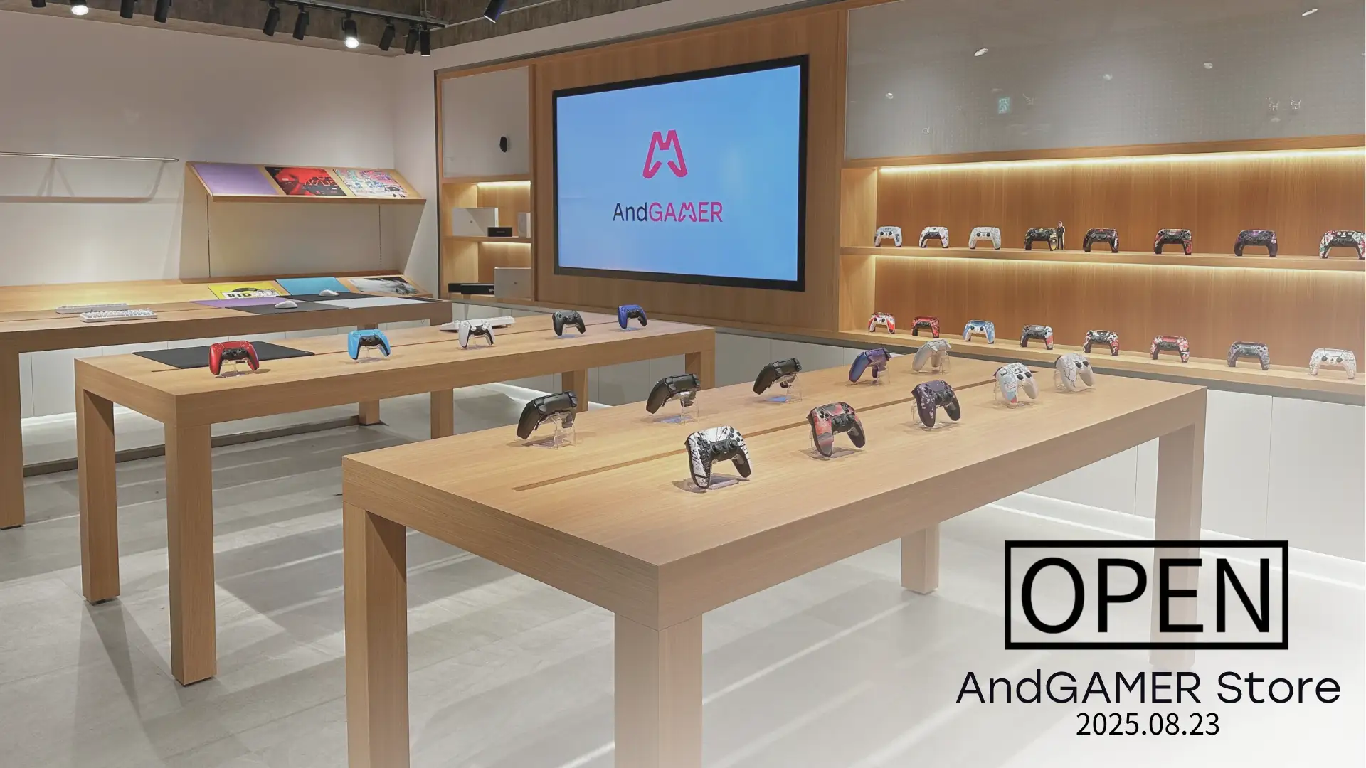 渋谷にAndGAMER初の直営店が8月23日オープン