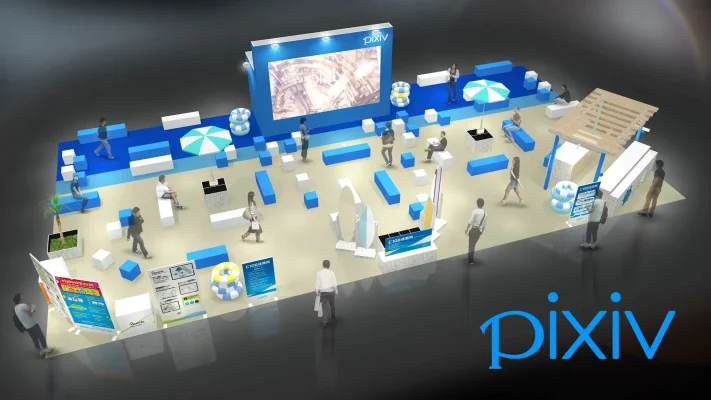 ピクシブ、コミケ106に海の家風大型休憩所を出展