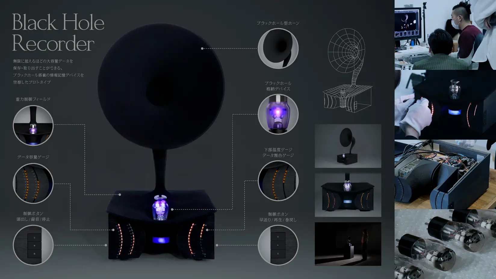 人工ブラックホール蓄音機が万博に登場