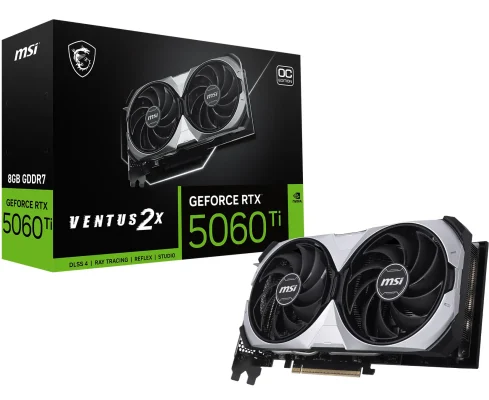 MSI、新GPU搭載「GeForce RTX 5060 Ti VENTUS 2X OC CLASSIC」を発売