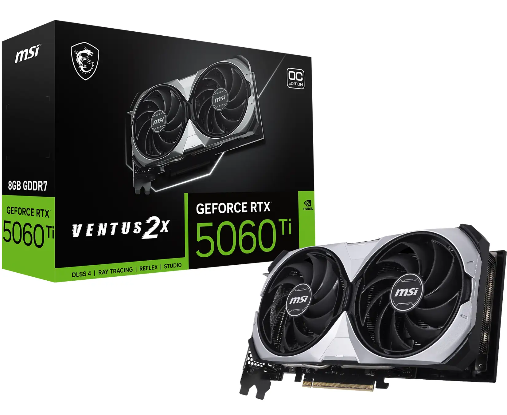 MSI、新GPU搭載「GeForce RTX 5060 Ti VENTUS 2X OC CLASSIC」を発売