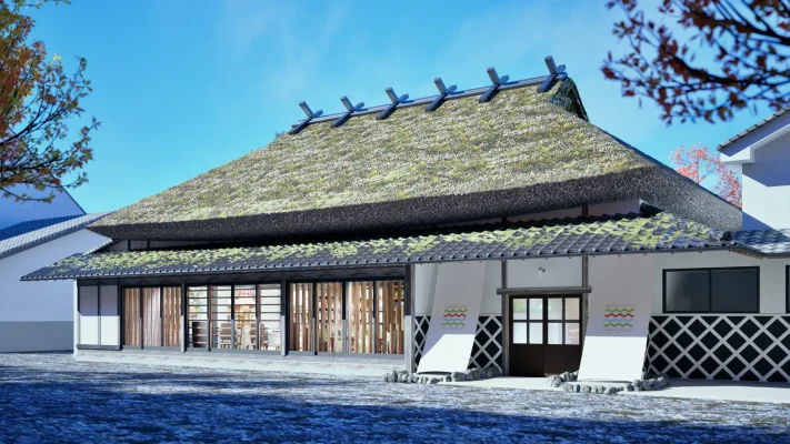 本と自然を楽しむ「茶寮 香嵐渓文庫」12月開業