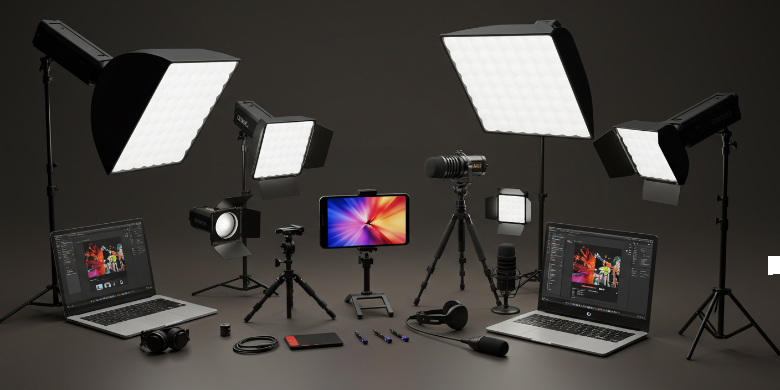 動画配信で使用する機材一式