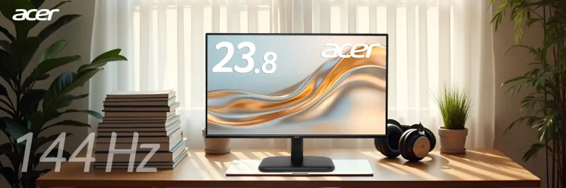 Acer、144Hz対応の新モニター6機種を発売