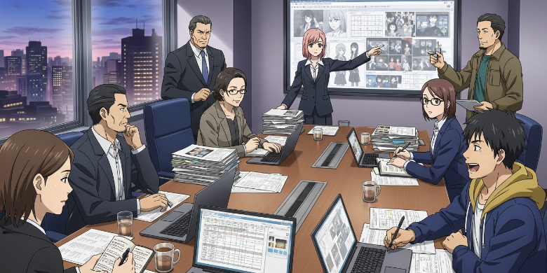 資金と回収の仕組み ― 製作委員会方式とは？<