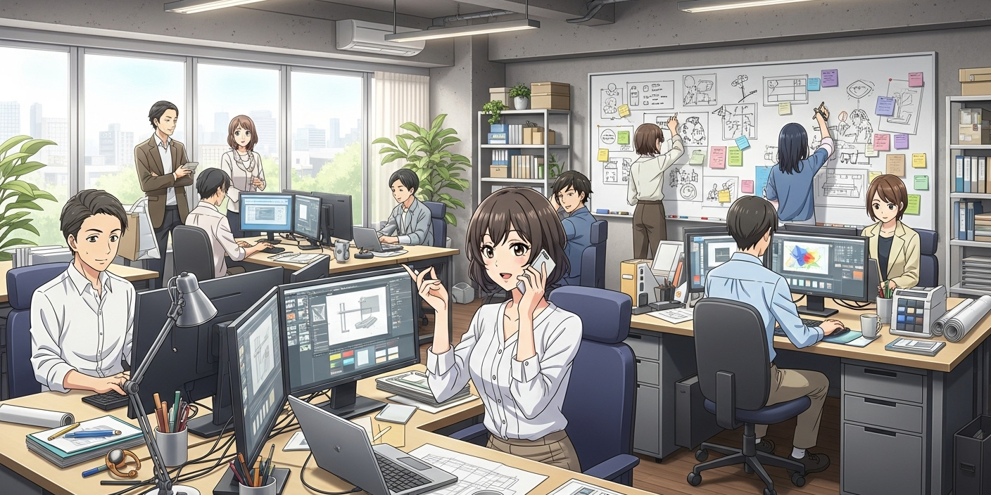 制作進行とは?アニメを動かす“現場の要”