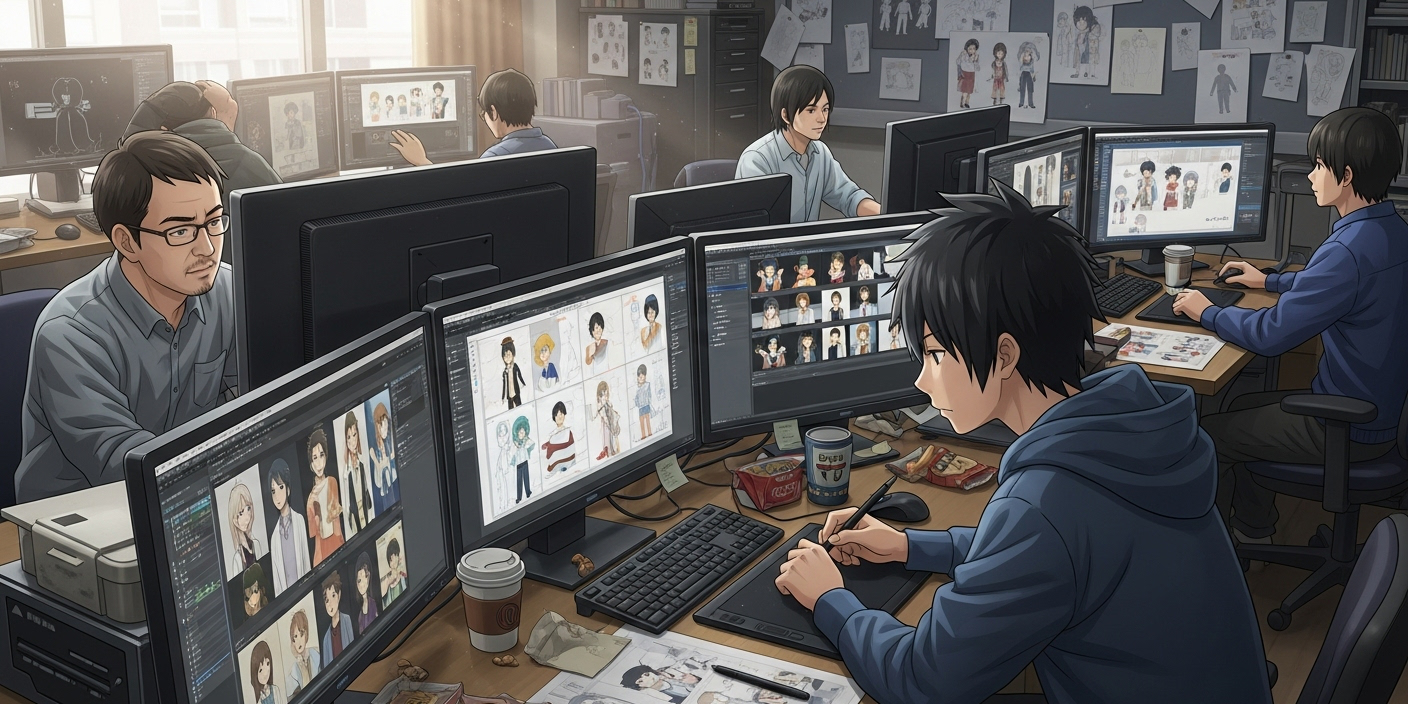 アニメ制作に関わる主な仕事と仕事内容