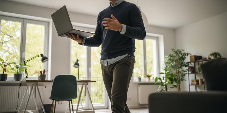 在宅勤務中でもラクに8000歩達成！無理なく歩く生活の作り方
