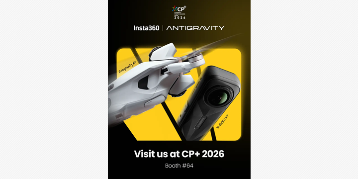 Insta360とAntigravity、CP+2026で共同出展